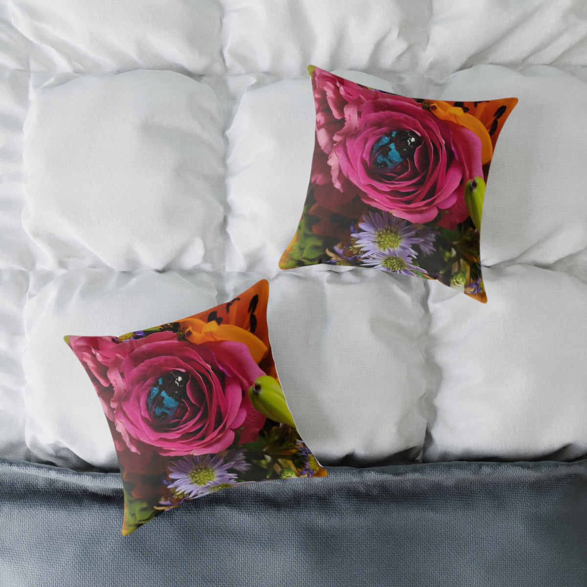 Square Poly Canvas Pillow Print #2