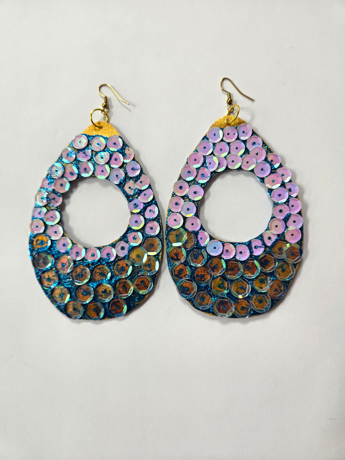 2-BWORN FABRIC EARRINGS