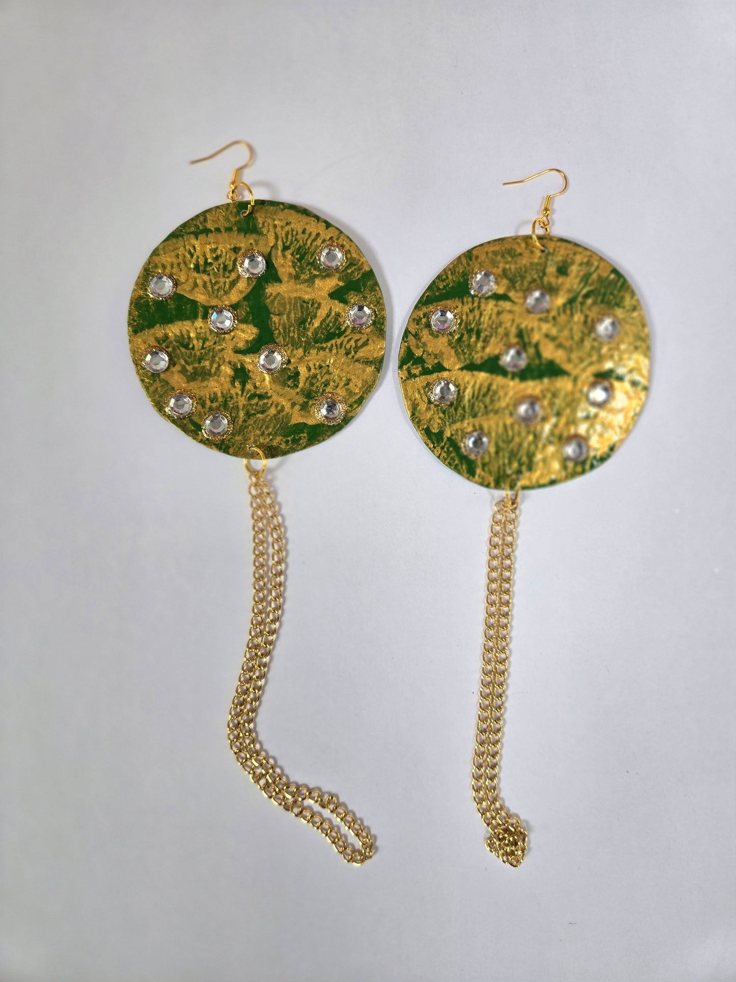 2-BWORN FABRIC EARRINGS