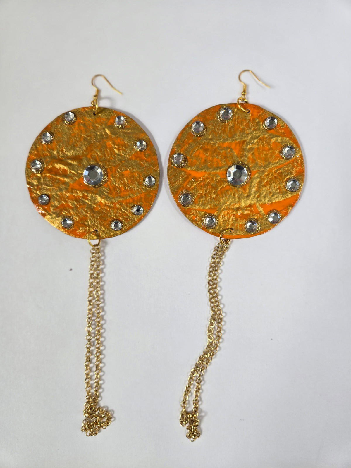 2-BWORN FABRIC EARRINGS
