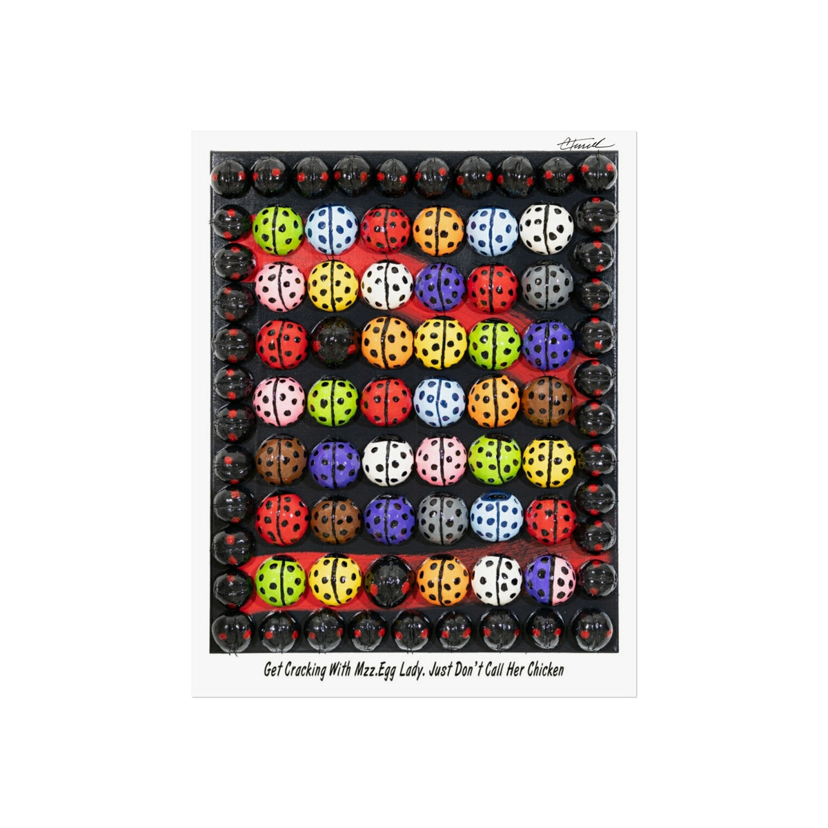 Mzz Egglady Fine Art Print