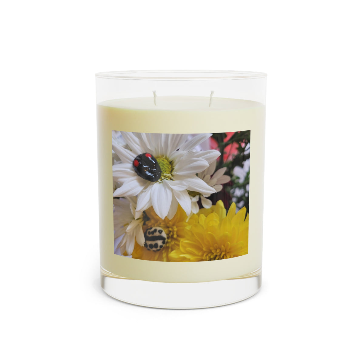 Floral Scented Candle Print #6 - Full Glass, 11oz