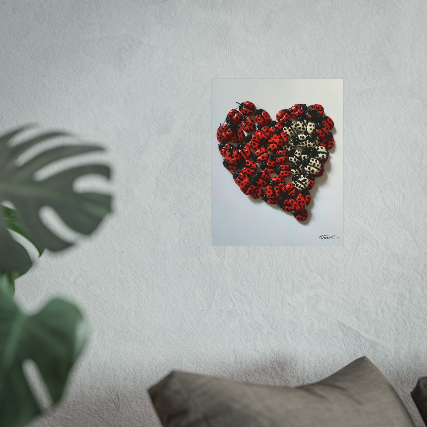 Ladybug Heart Fine Art Print