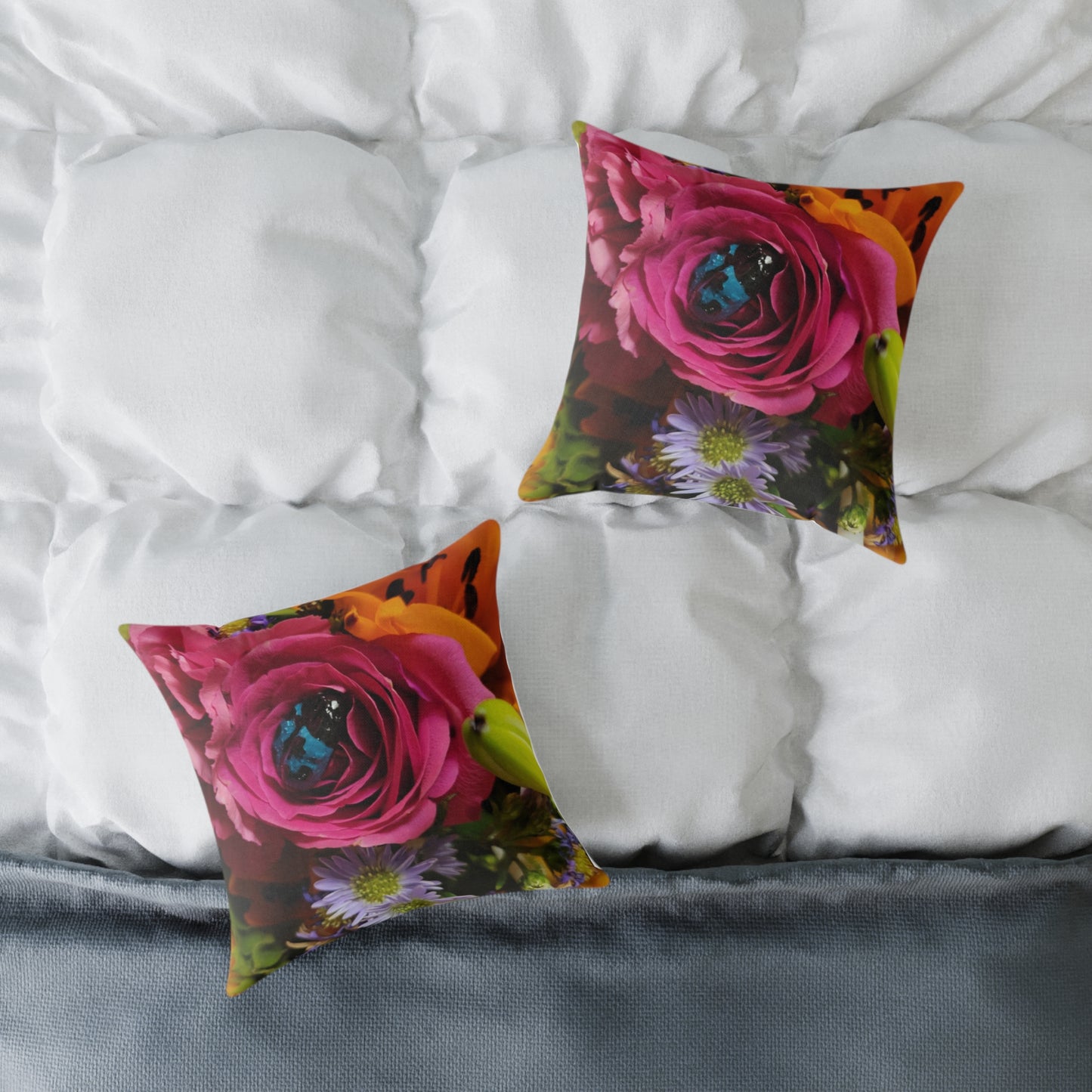 Square Poly Canvas Pillow Print #2