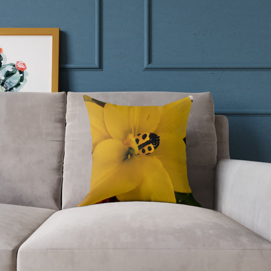 Square Poly Canvas Pillow Print #3