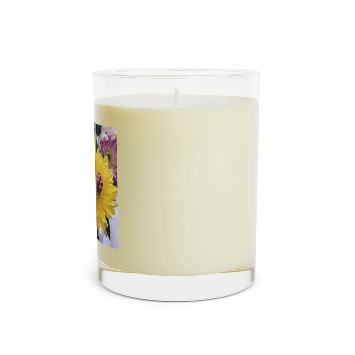 Floral Print #5 Scented Candle - Full Glass, 11oz
