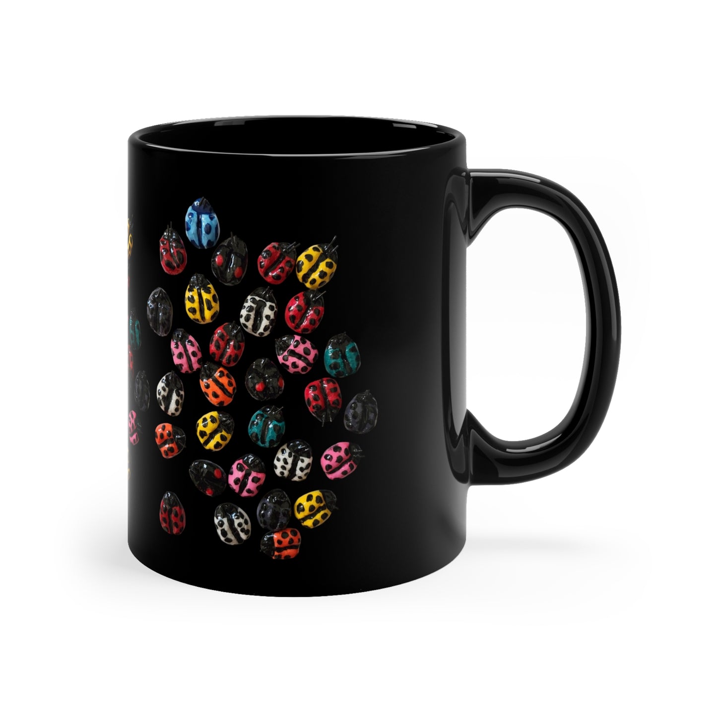 Ladybug Pins Coffee Mug