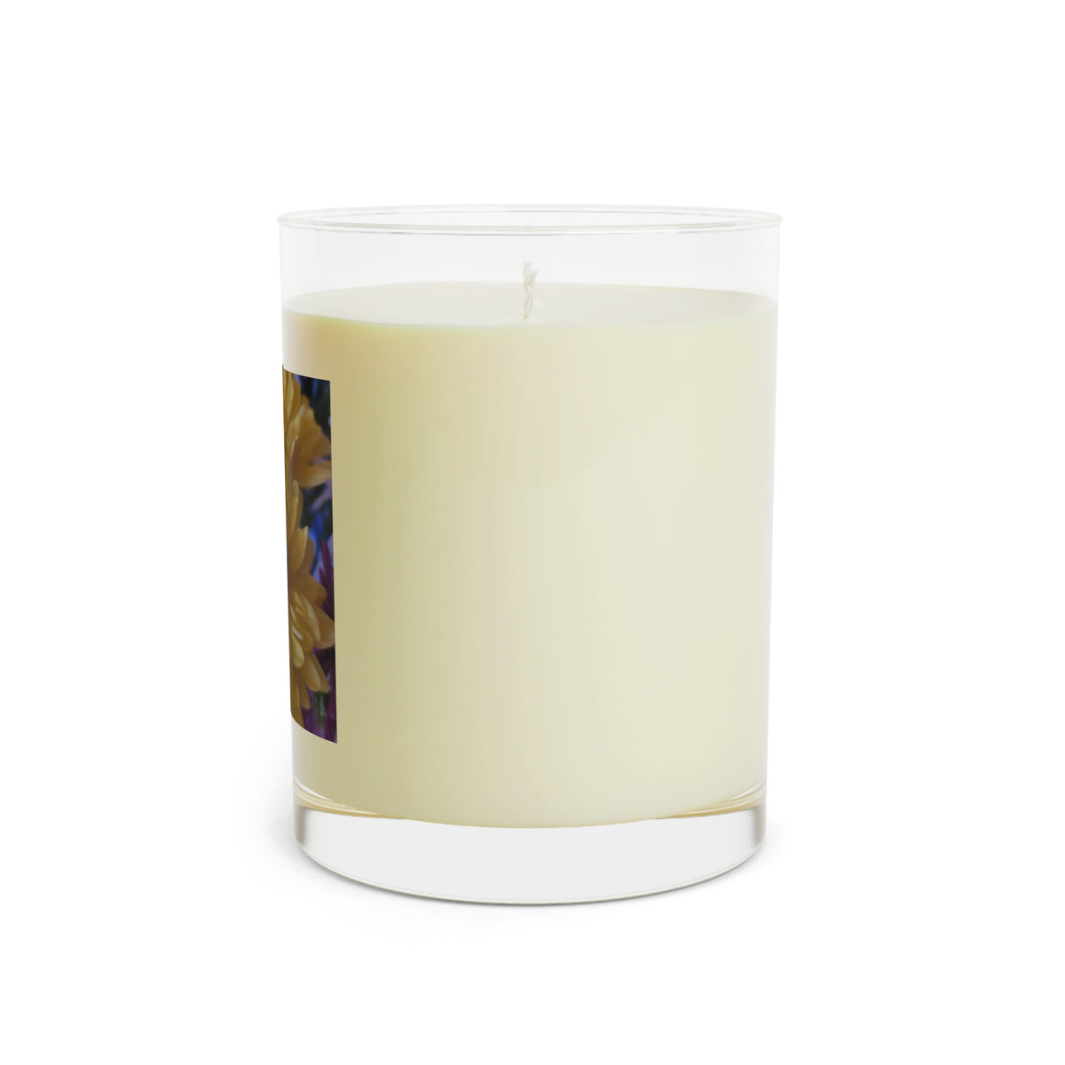 Floral Print #4 Scented Candle - Full Glass, 11oz