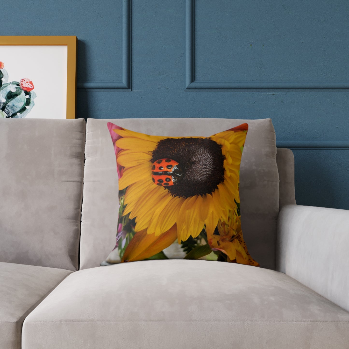 Square Poly Canvas Pillow