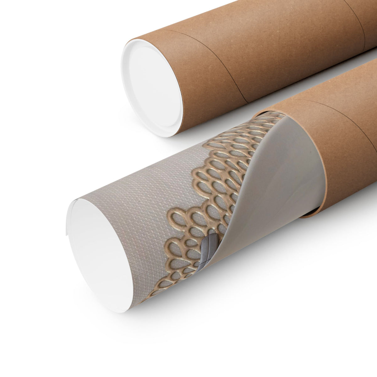 Red + Gold Napkin Ring Fine Art Poster