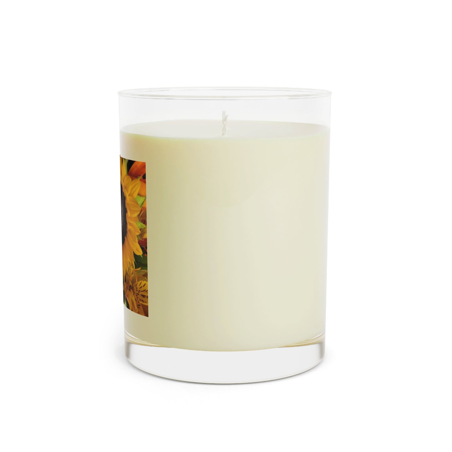 Floral Scented Candle - Full Glass, 11oz