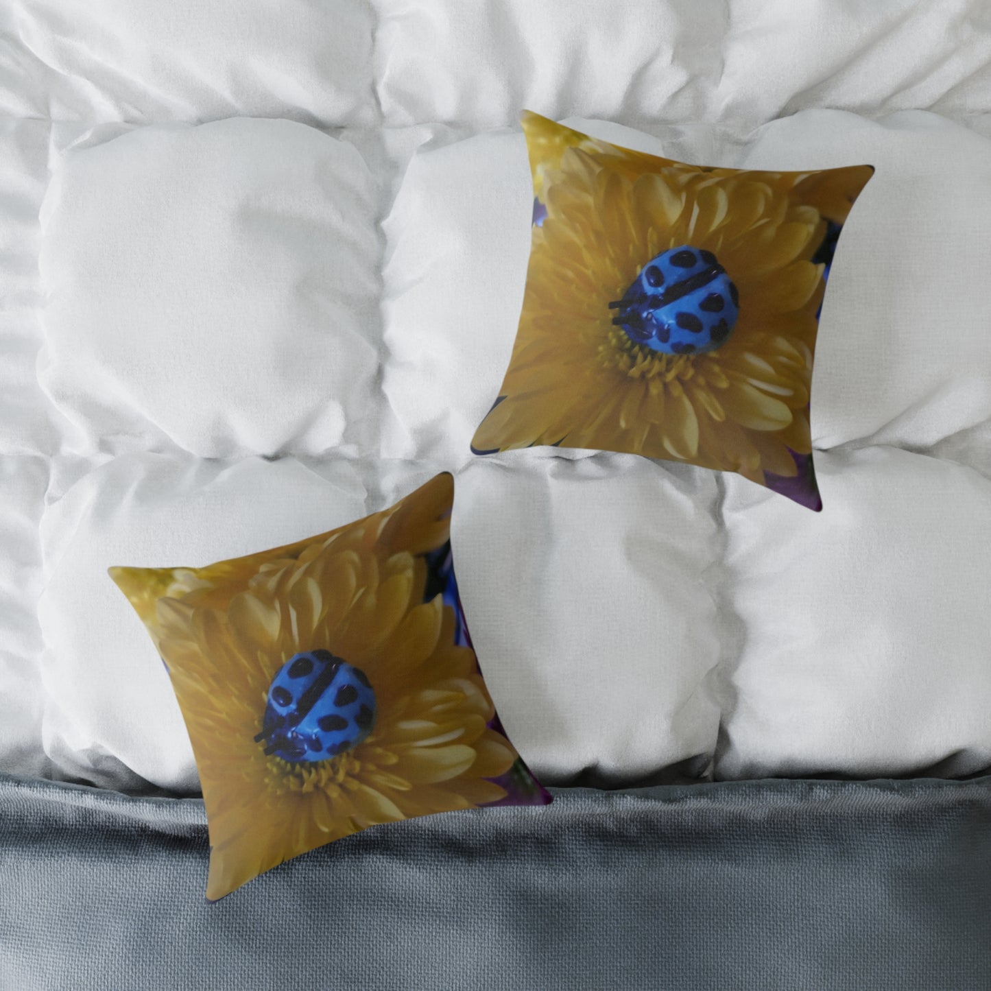 Square Poly Canvas Pillow Print #4