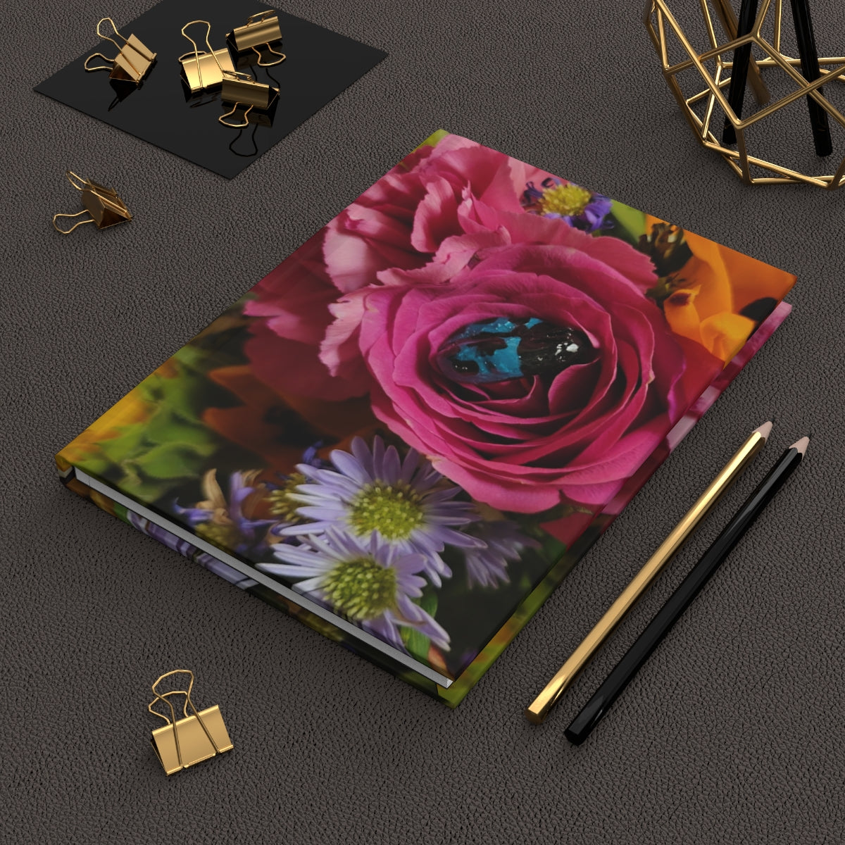Floral Hardcover Journal Print #2