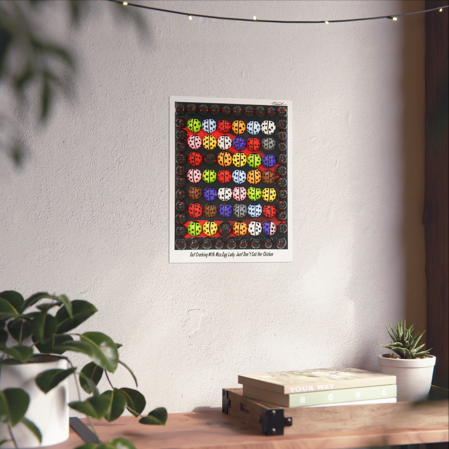 Mzz Egglady Fine Art Print