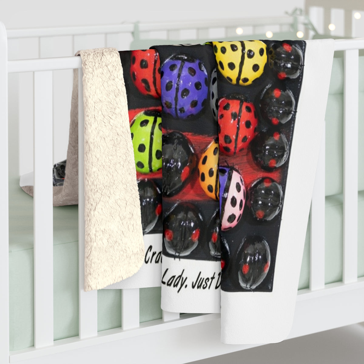 Mzz Egglady Sherpa Fleece Blanket