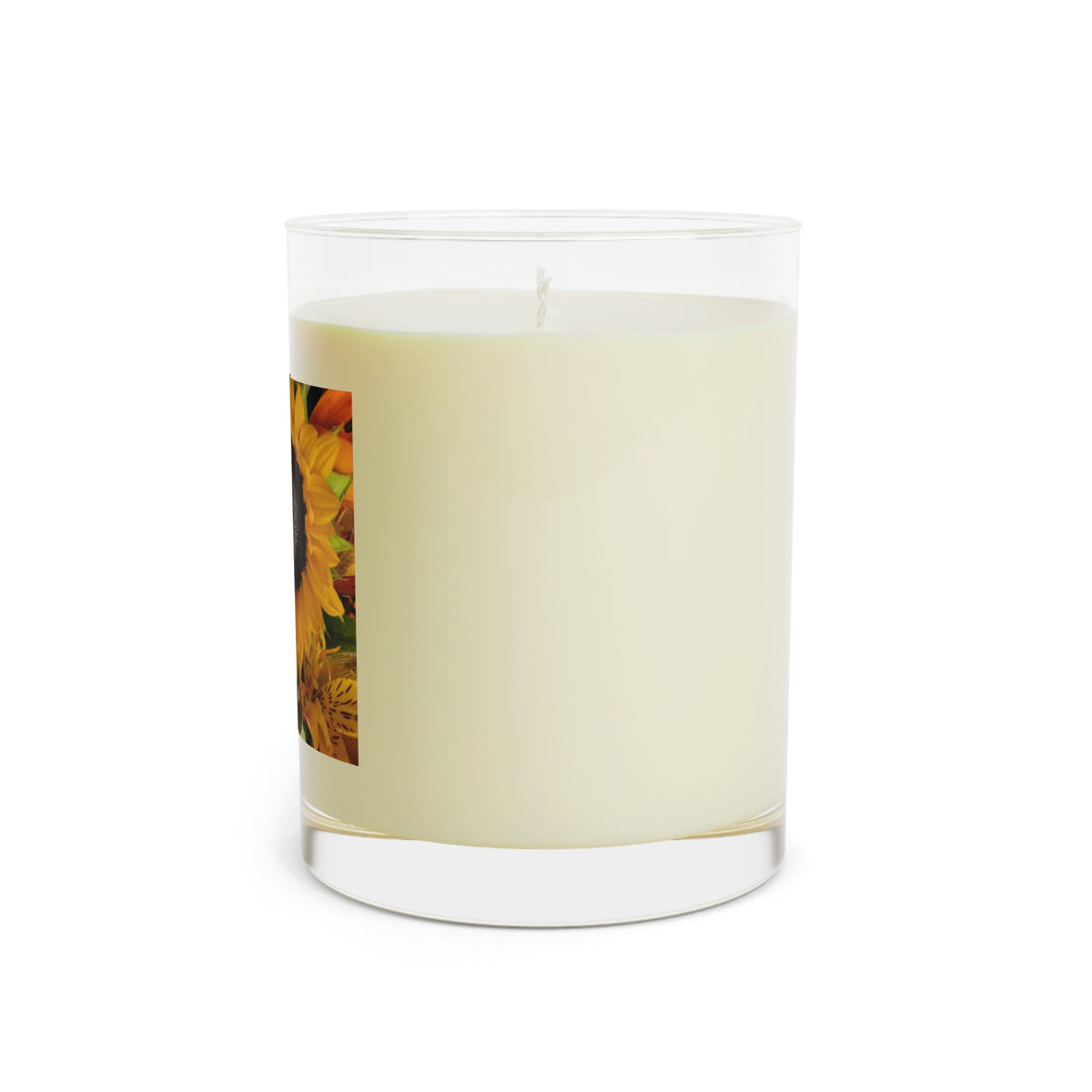 Floral Scented Candle - Full Glass, 11oz