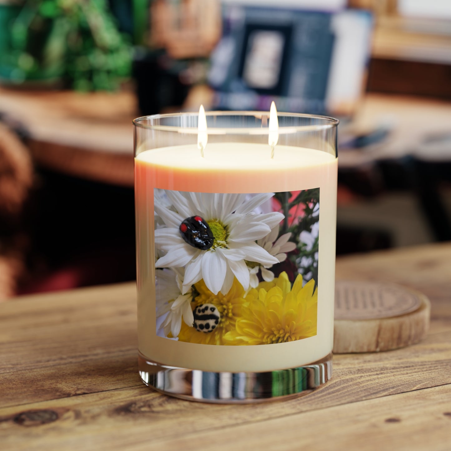 Floral Scented Candle Print #6 - Full Glass, 11oz